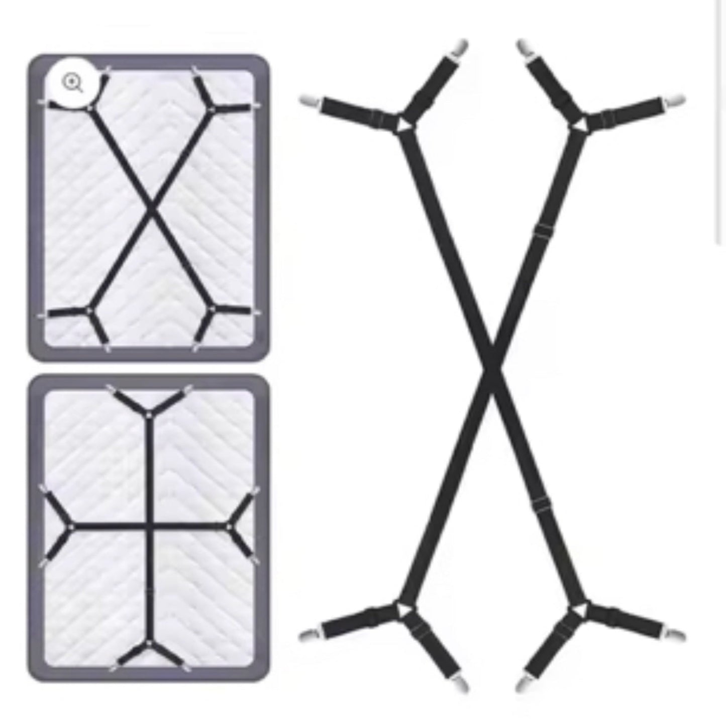 Pair of Sheet Straps (Add to your bedding set)