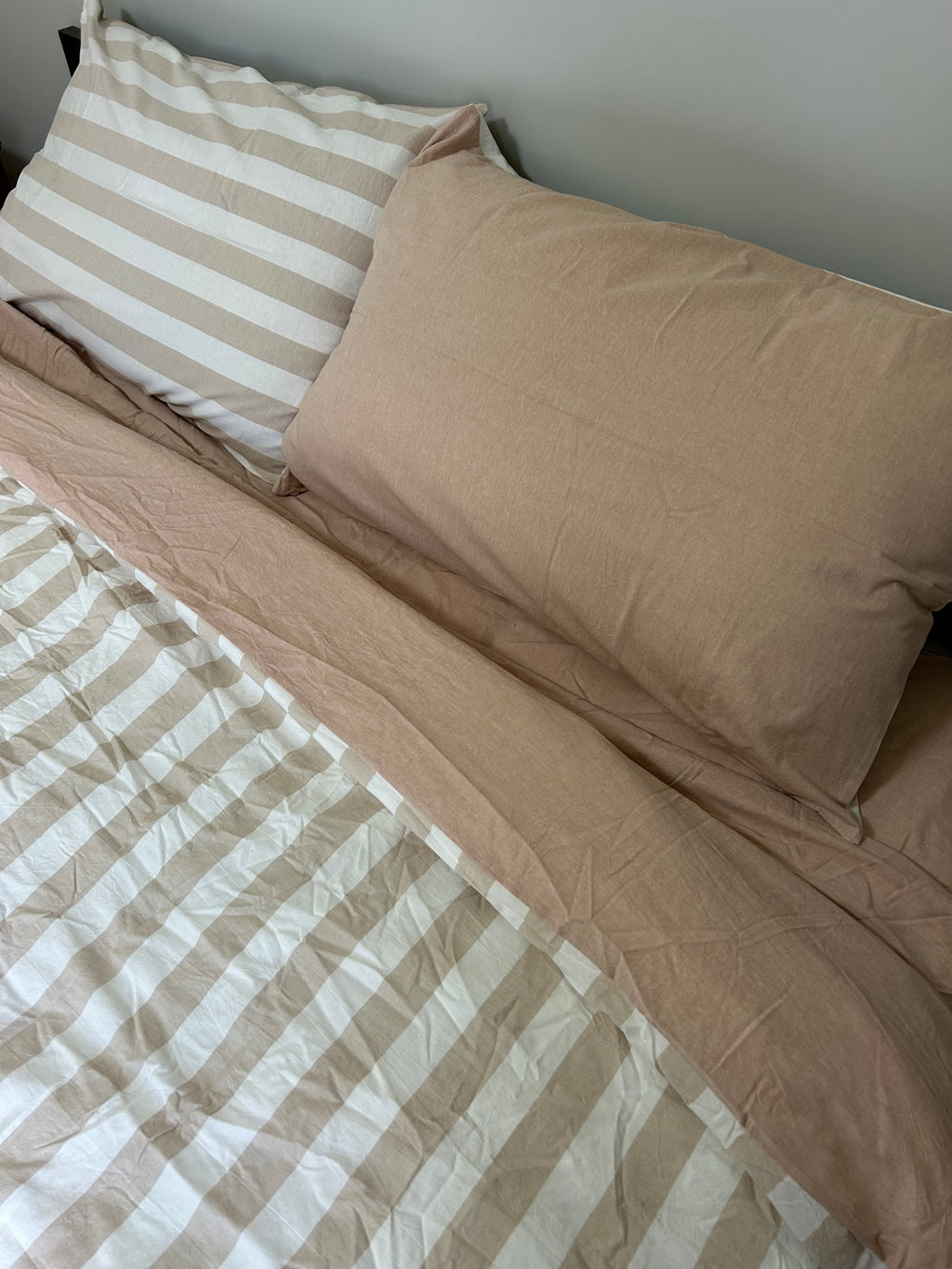 Caravan & Home Double/Queen All-In-One Zip Bedding Set | 300TC Cotton Sheets