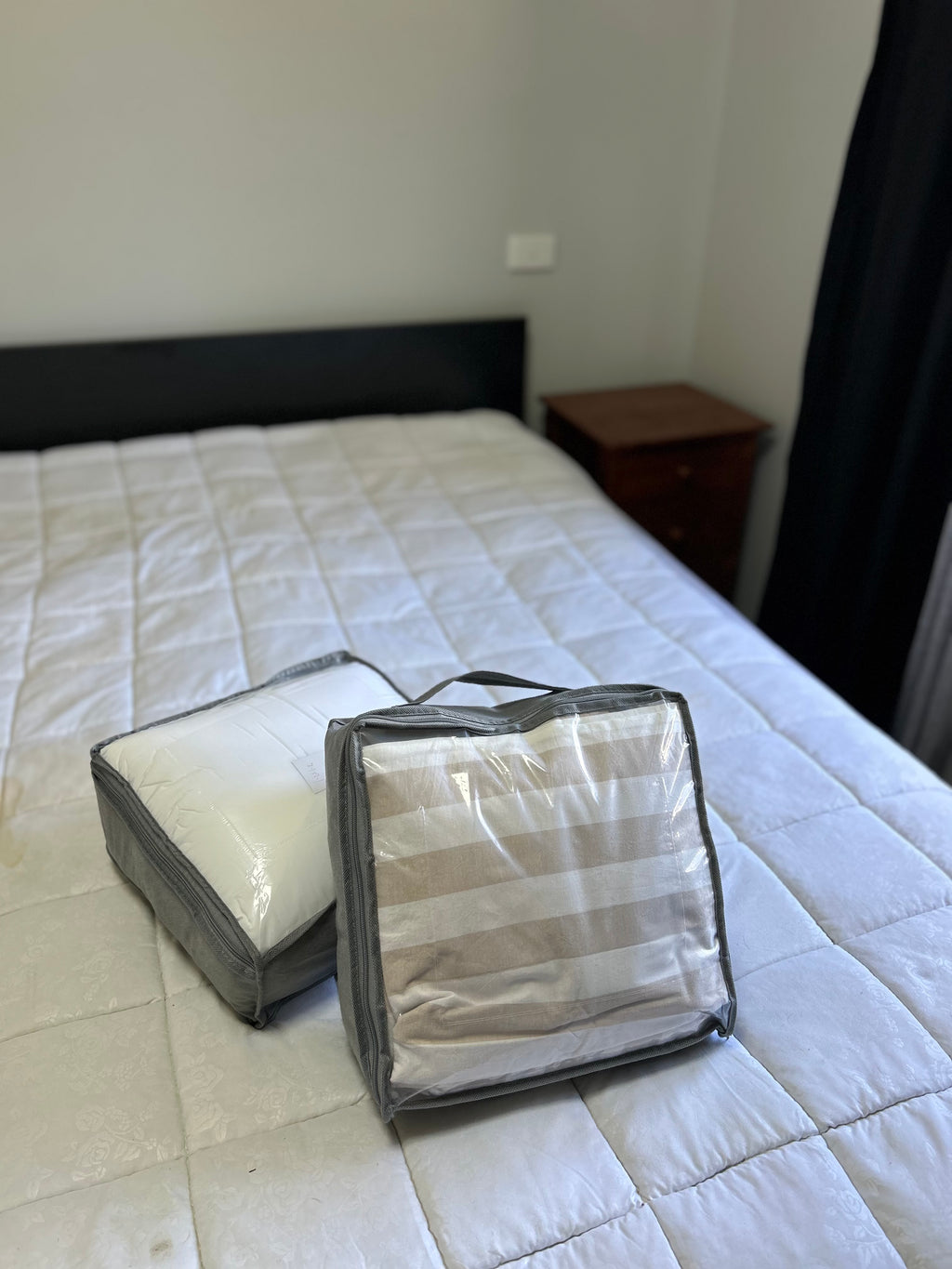 Caravan & Home Double/Queen All-In-One Zip Bedding Set | 300TC Cotton Sheets