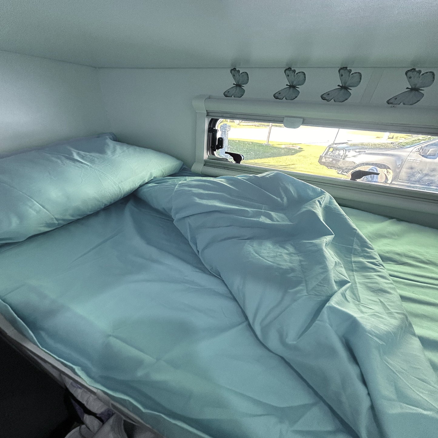 Bunk Buddy Set – All-in-One Caravan Zip Bunk Bed Set | Easy Bed-Making