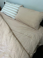 Caravan & Home Double/Queen All-In-One Zip Bedding Set | 300TC Cotton Sheets
