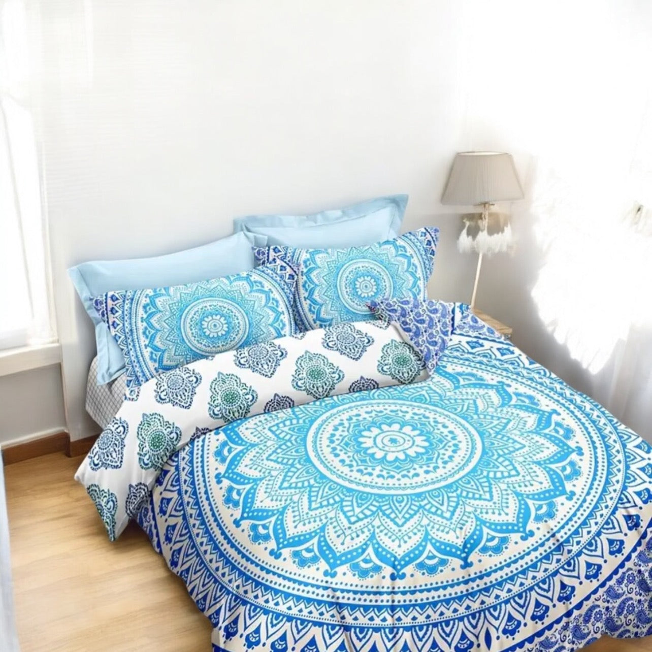 Dream in Colour: Blue Mandala Doona Cover Set!