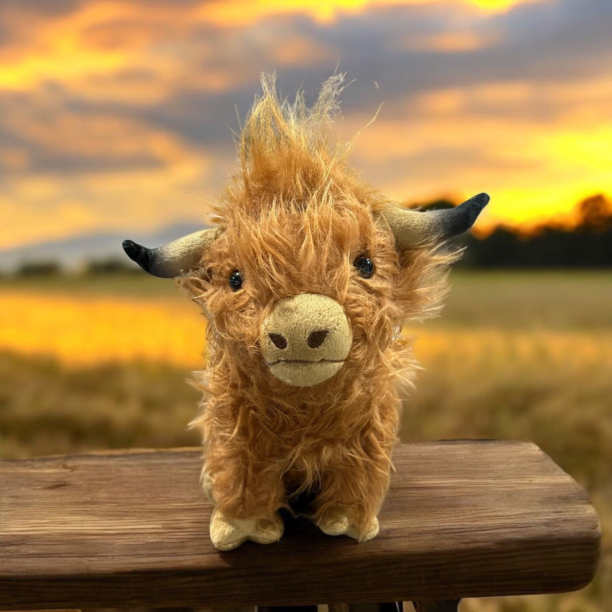 Cuddly Brown Highlander Plush Toy: Your New Furry Friend!
(Brown)