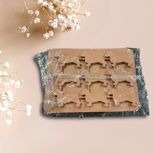 Paw-sitively Adorable Dachshund Ice Cube Tray ( Apricot Colour)