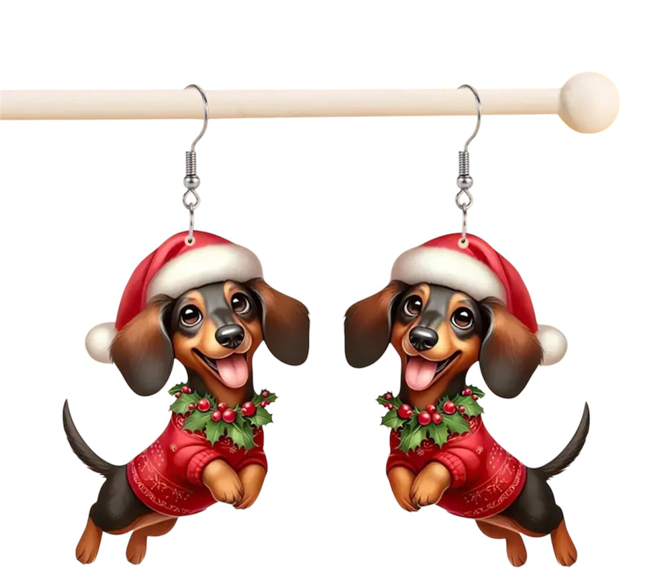 Festive Faves: Highland Cow & Dachshund Christmas Earrings!