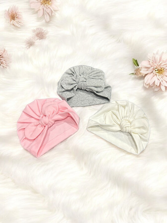 "Lovely Infant Beanies: Available Individually or in a Set!"