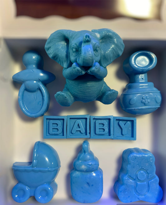 Adorable Handmade Baby Soaps: Safe & Gentle for Newborns (8-10 Soaps per Box)