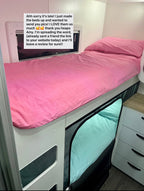 🌟 Bunk Buddy Set: All-in-One Caravan Zip Bunk Bed Set