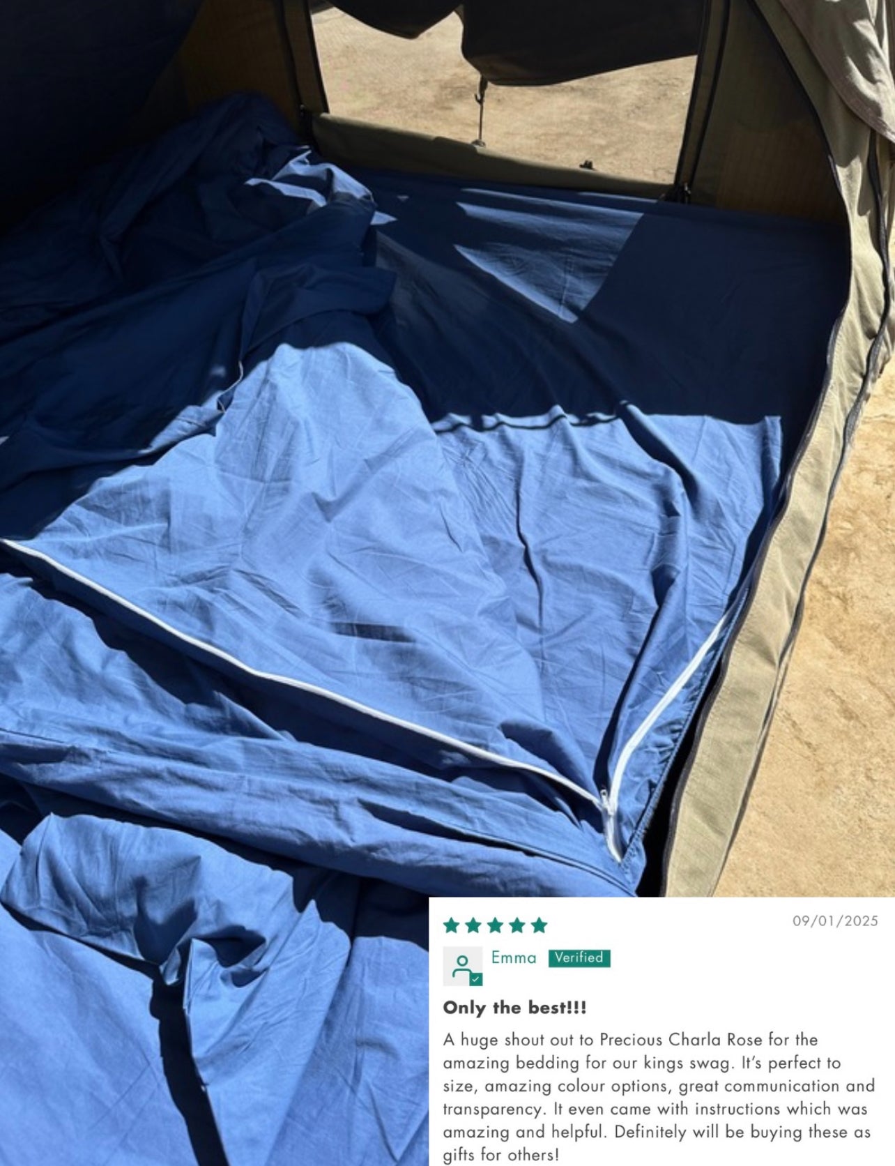 🌟 Bush Shag Zip Bedding Set