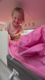 🌟 Bunk Buddy Set: All-in-One Caravan Zip Bunk Bed Set